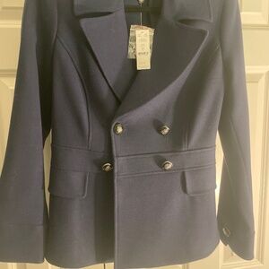 WHBM navy jacket never worn